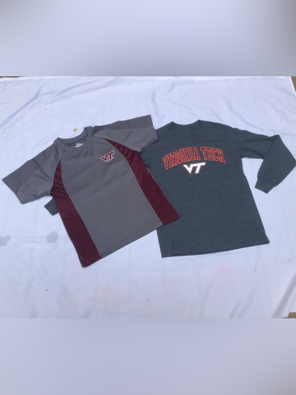 Two Men’s VT Hokies Tops Size Small In EUC!